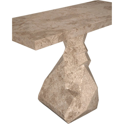 Tilden Console by Noir. Made from marble in a modern style.