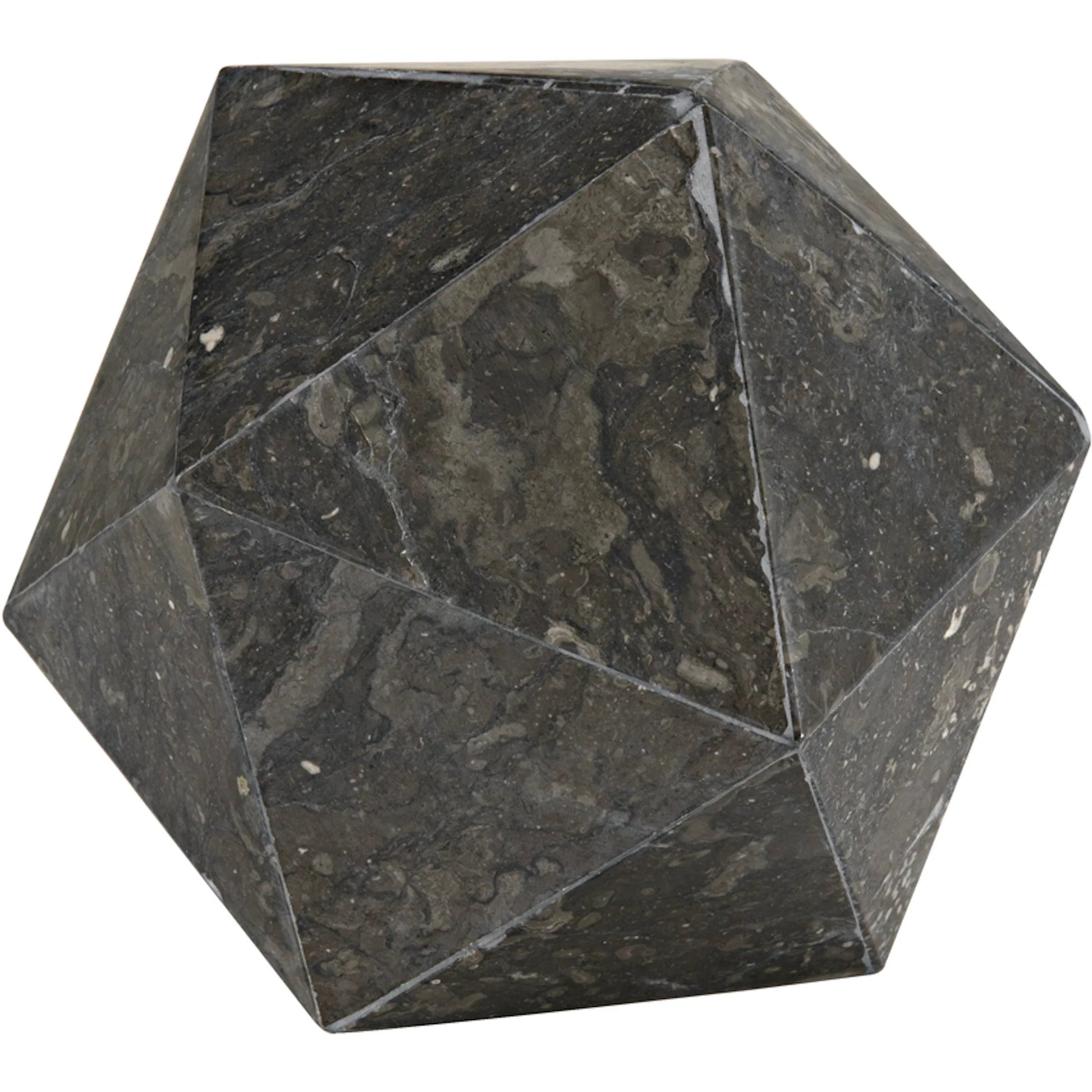 Polyhedron Object by Noir. Made from marble in a modern style.