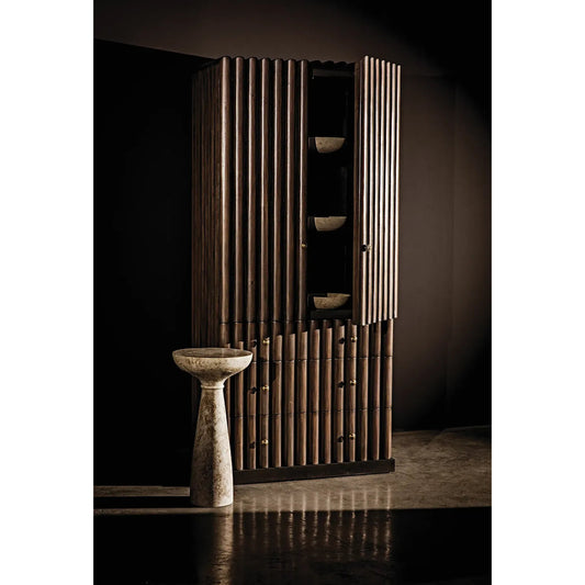 Architect Side Table C by Noir in marble. Made from marble in a eclectic & global style.