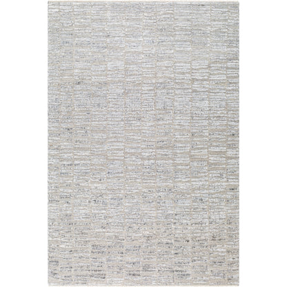 Amina AMA-2300 Rug by Surya in light beige, gray, light slate. Made from main: 65% wool, main: 35% viscose in a unique style.