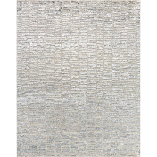 Amina Rug - 31103 by Surya in light beige, gray, light slate. Made from main: 65% wool, main: 35% viscose in a unique style.