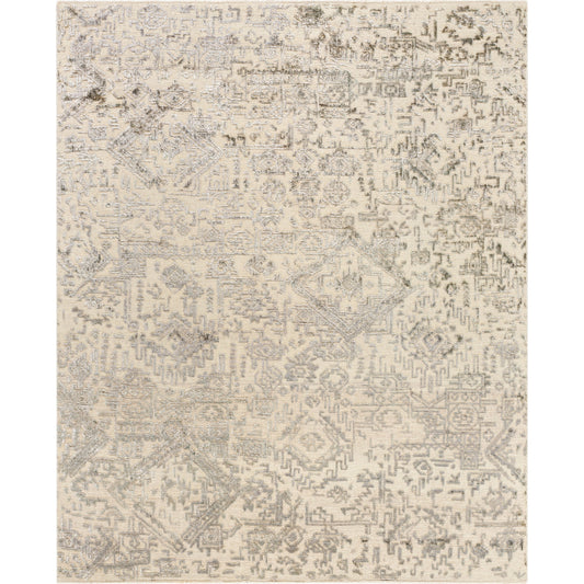 Amina Rug - 31104 by Surya in beige, ivory. Made from main: 65% wool, main: 35% viscose in a unique style.