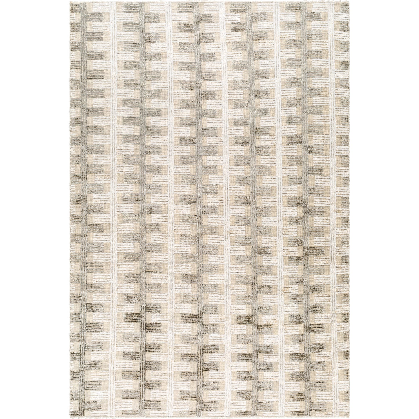 000 SI-1915930,SI-1915931,SI-1915932,SI-1915933 | Primary Silo | Amina AMA-2302 Rug by Surya in light sage, light slate, taupe, light beige. Made from main: 65% wool, main: 35% viscose in a unique style.