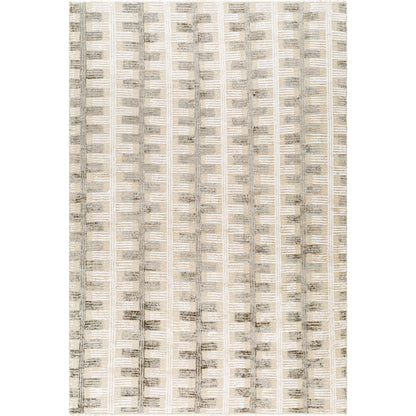Amina AMA-2302 Rug by Surya in light sage, light slate, taupe, light beige. Made from main: 65% wool, main: 35% viscose in a unique style.