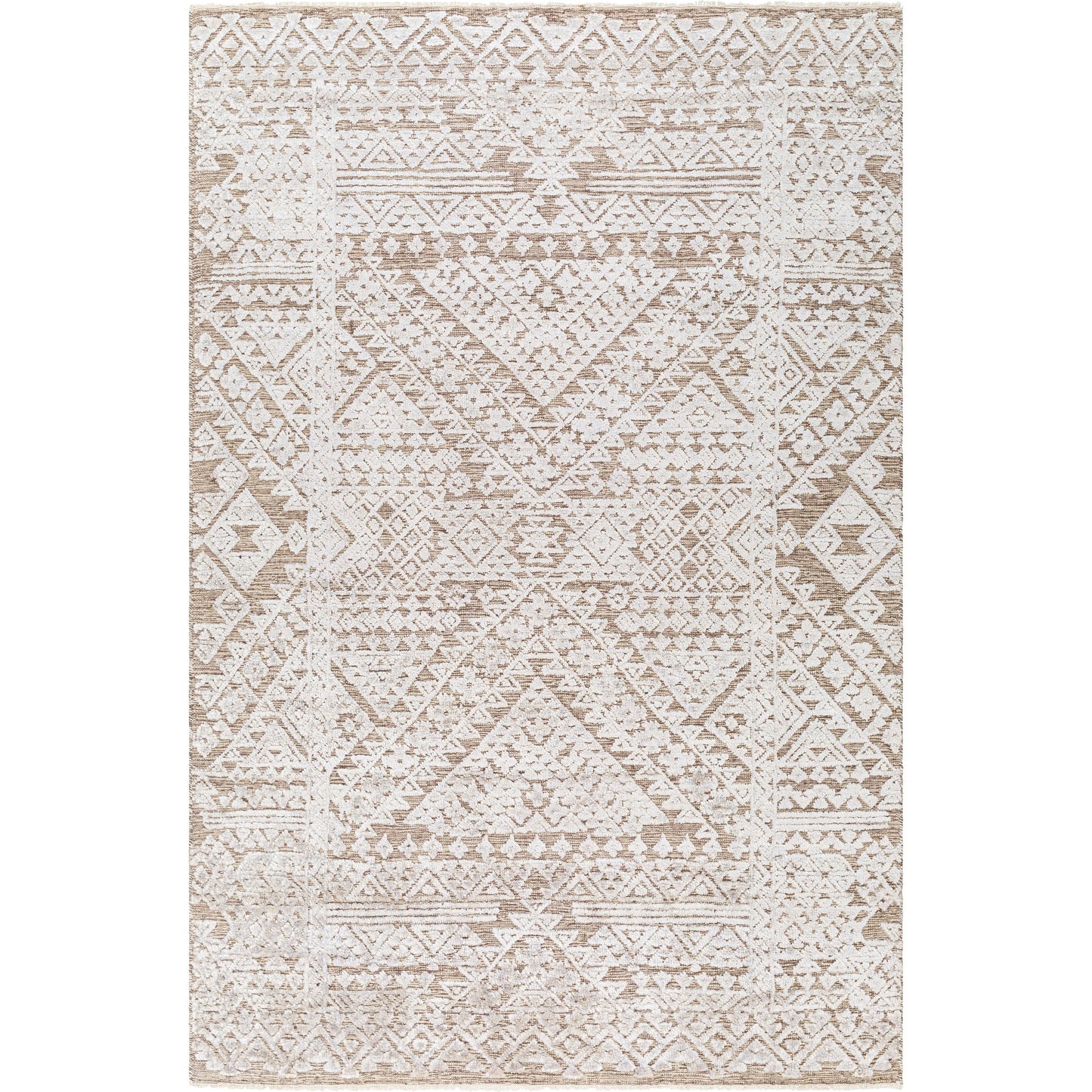 001 SI-1915938,SI-1915939 | Primary Silo | Amina AMA-2304 Rug by Surya in beige, light sage. Made from main: 65% wool, main: 35% viscose in a unique style.