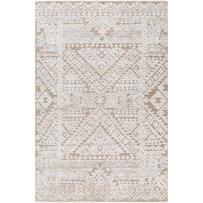 Amina AMA-2304 Rug by Surya in beige, light sage. Made from main: 65% wool, main: 35% viscose in a unique style.