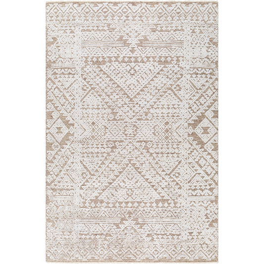 Amina Rug - 31107 by Surya in beige, light sage. Made from main: 65% wool, main: 35% viscose in a unique style.