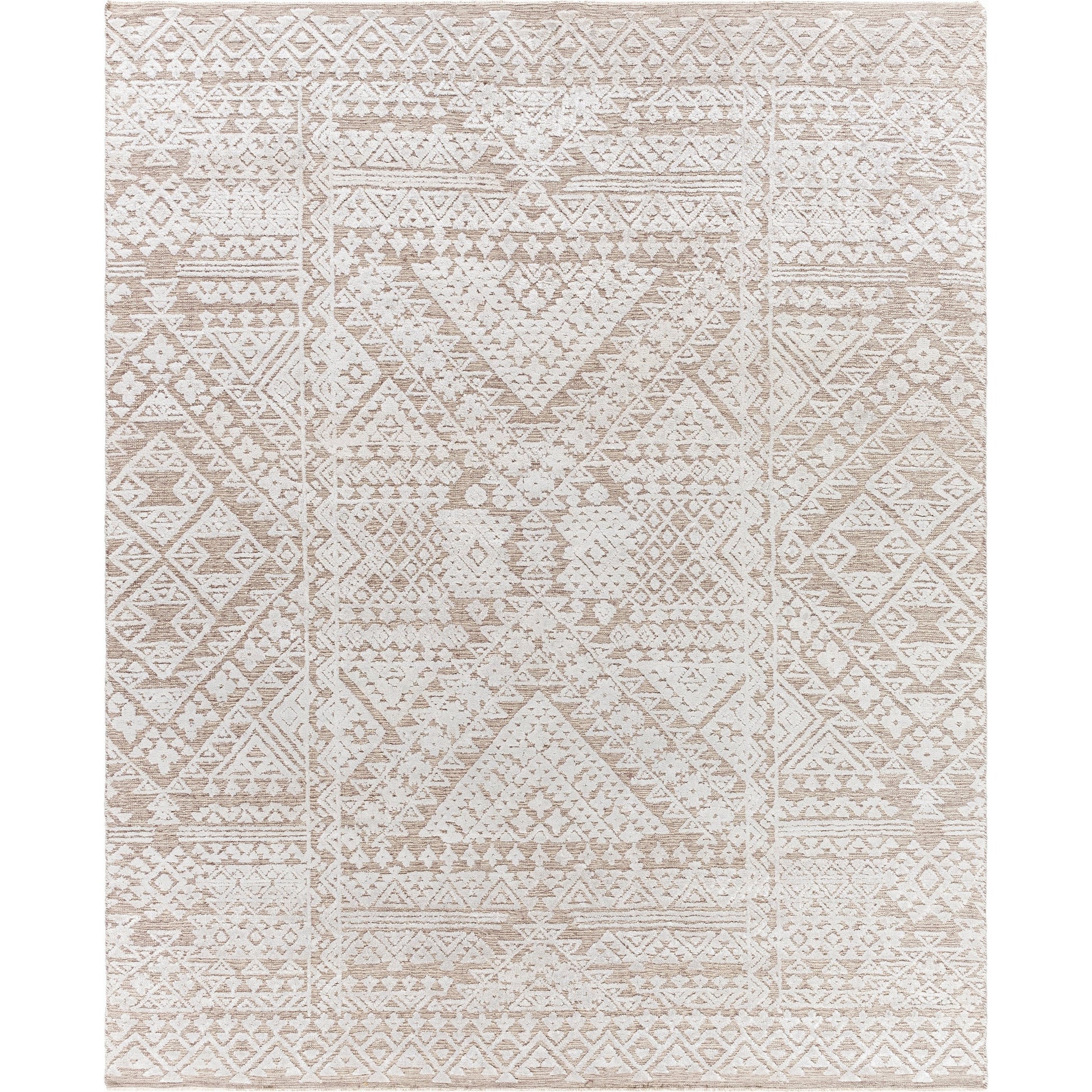 Amina AMA-2304 Rug by Surya in beige, light sage. Made from main: 65% wool, main: 35% viscose in a unique style.