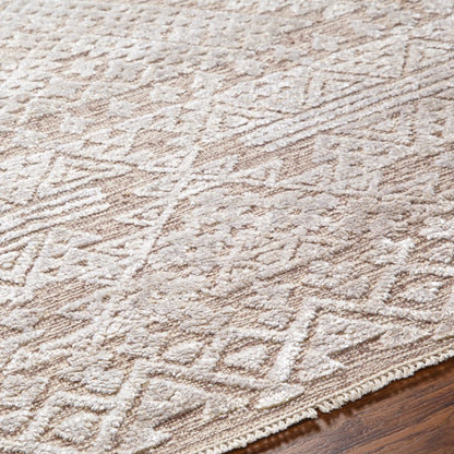 Amina AMA-2304 Rug by Surya in beige, light sage. Made from main: 65% wool, main: 35% viscose in a unique style.