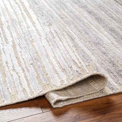 Amina AMA-2305 Rug by Surya in beige, light sage. Made from main: 65% wool, main: 35% viscose in a unique style.