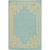 Aqua, Light Olive, Light Gray / 2' x 3'