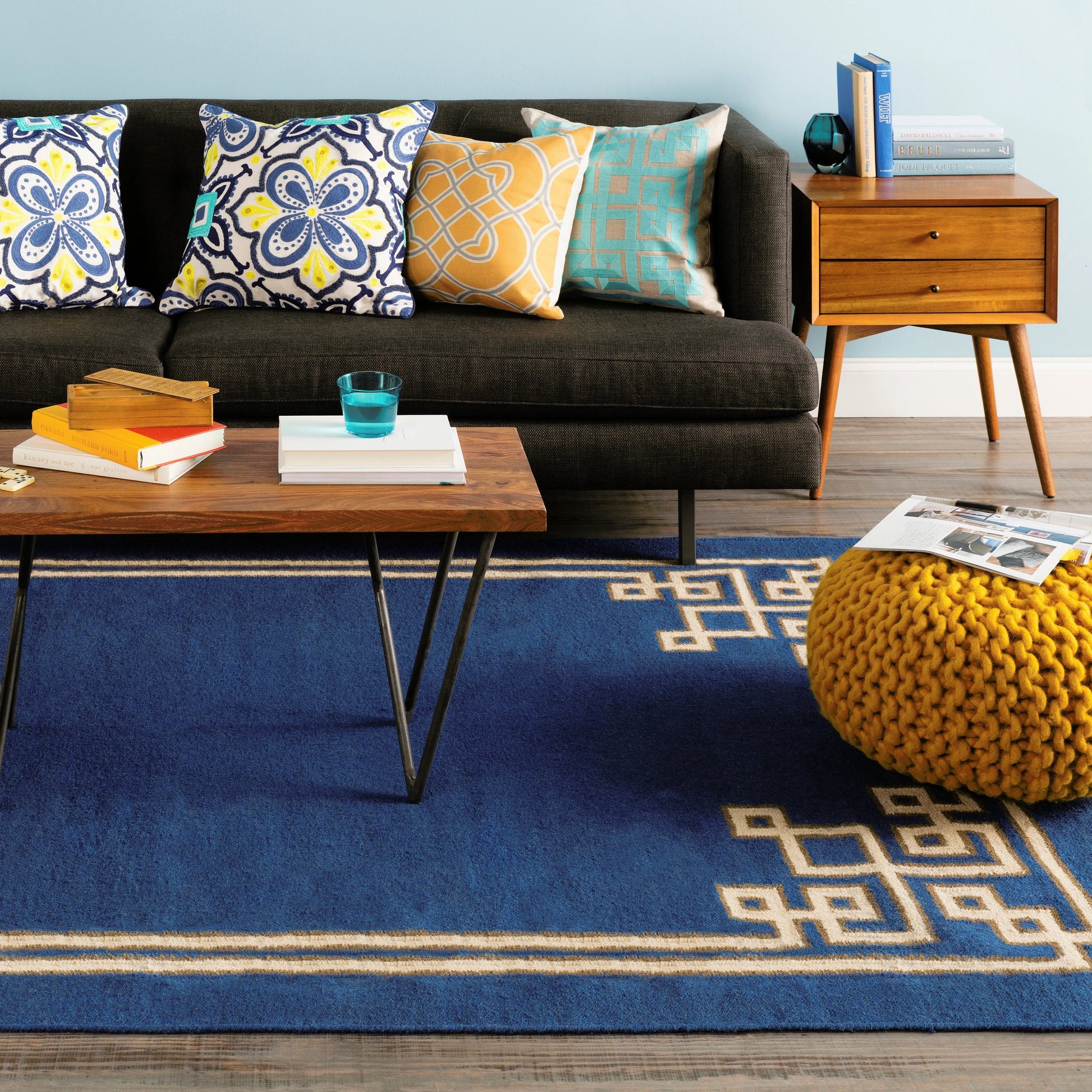 Alameda Rug - 722 by Surya. Made from 100% wool in a unique style.