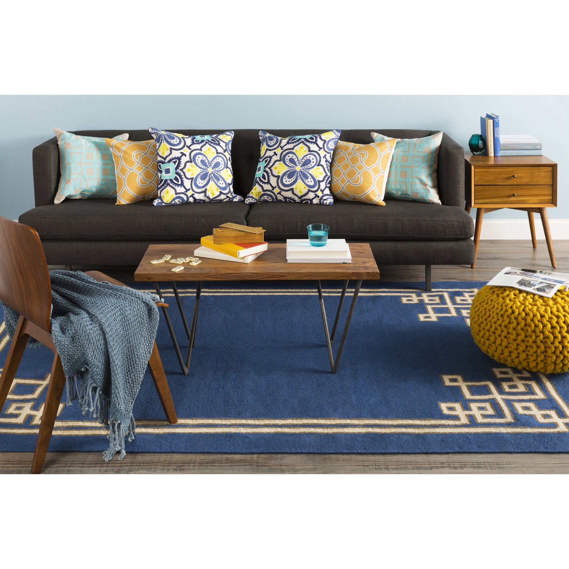 Alameda Rug - 722 by Surya. Made from 100% wool in a unique style.