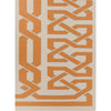 Orange, Light Beige, Gray / 2' x 3'