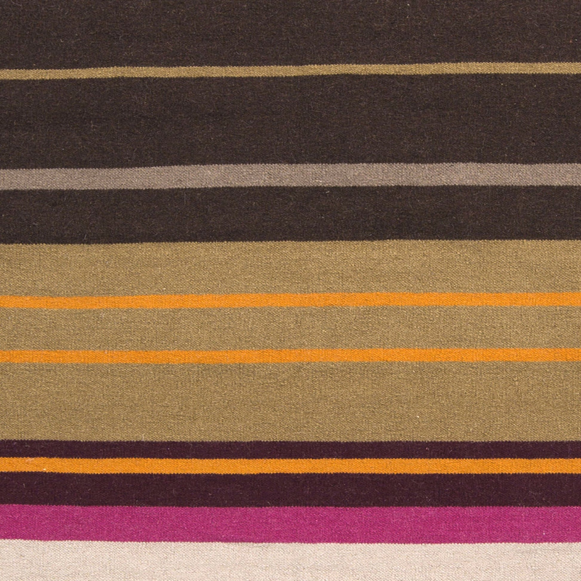 Alameda Rug - 1744 by Surya in dark brown, mustard, beige, brown, orange, medium purple. Made from 100% wool in a unique style.