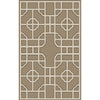 Dark Brown, Dusty Sage, Beige / 2' x 3'
