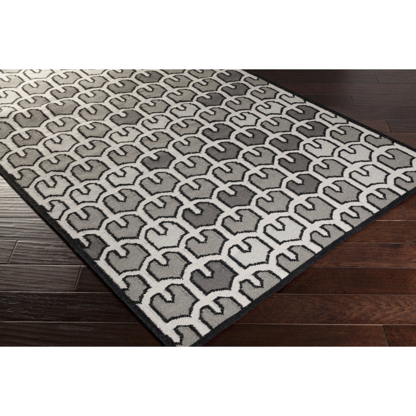 012 56761-17623 | Closeup | Alameda Rug - 2081 by Surya. Made from 100% wool in a unique style.