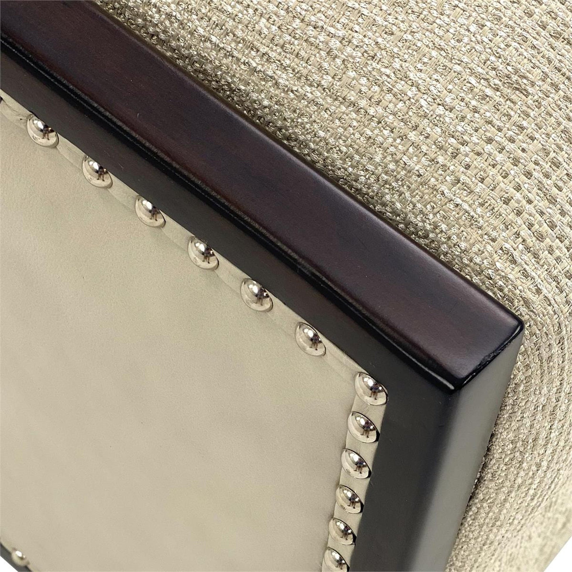 Ticinese Swivel Lounge Chair by John-Richard in gray, nickel. Made from leather, nickel, wood in a transitional style.