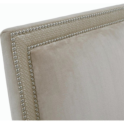 Bel-Air Armchair by John-Richard in gray, silver. Made from unique in a transitional style.