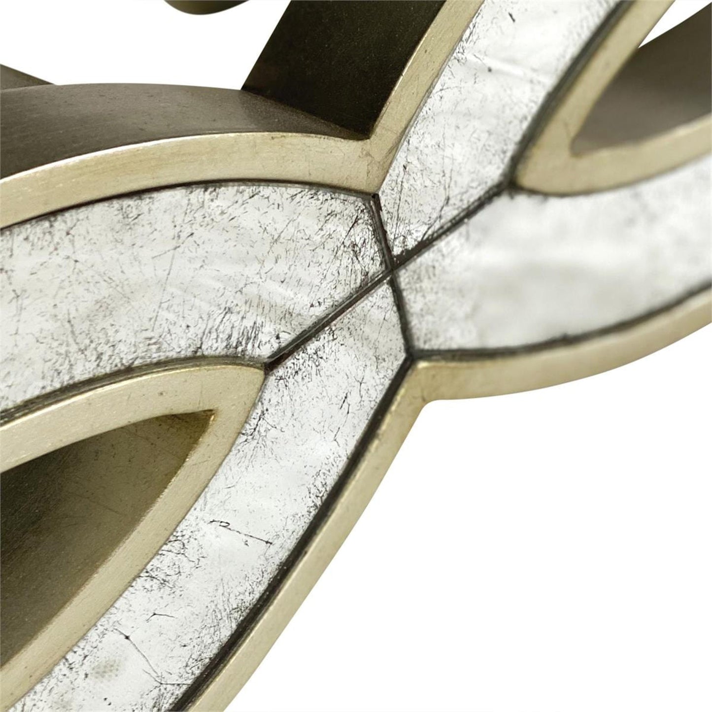 003 SR-866059 | Closeup | Trivi Stool by John-Richard in champagne. Made from unique in a transitional style.