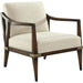 Pointe Armchair by John-Richard in revival parchment. Made from unique in a transitional style.
