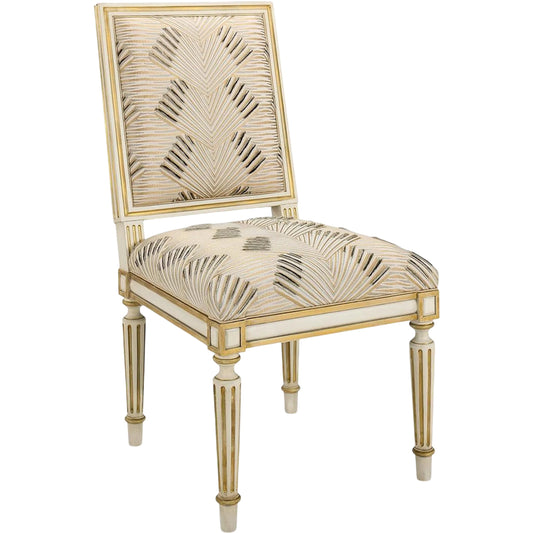 Vallejo Dining Chair by John-Richard. Made from unique in a transitional style.