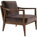Pointe Armchair by John-Richard in revival parchment. Made from unique in a transitional style.