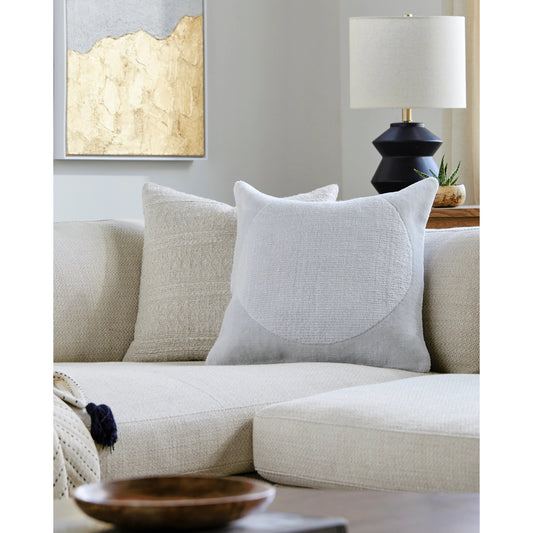 Armstrong Pillow - 527736 by Surya in light gray, light slate. Made from front: 100% recycled pet yarn, back: 100% polyester in a modern style.