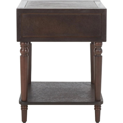 Armstrong Side Table by HedgeApple Essentials. Made from bayur wood in a traditional style.