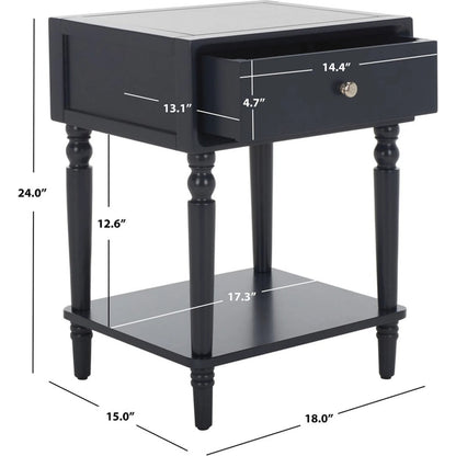 Armstrong Side Table by HedgeApple Essentials. Made from bayur wood in a traditional style.