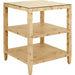 Amie Three Tier Square Side Table by Worlds Away. Made from unique in a modern style.