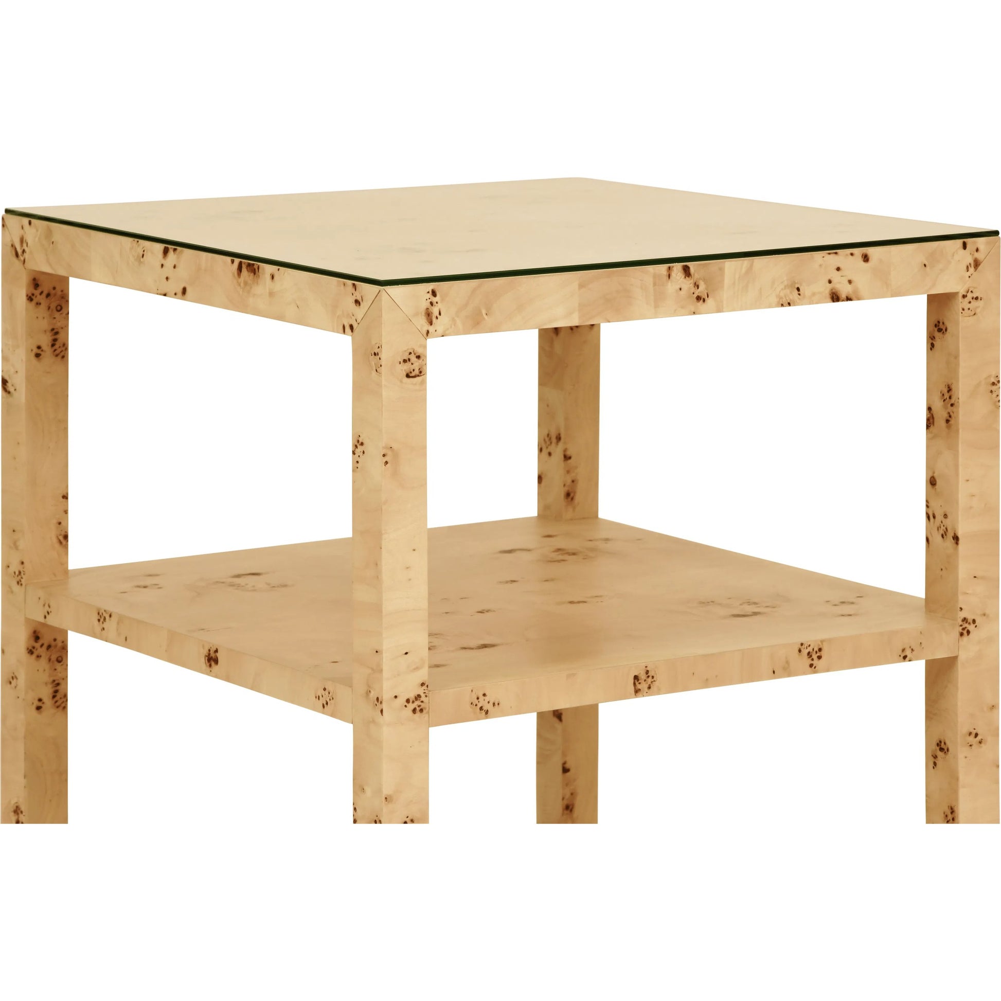 Amie Three Tier Square Side Table by Worlds Away. Made from unique in a modern style.