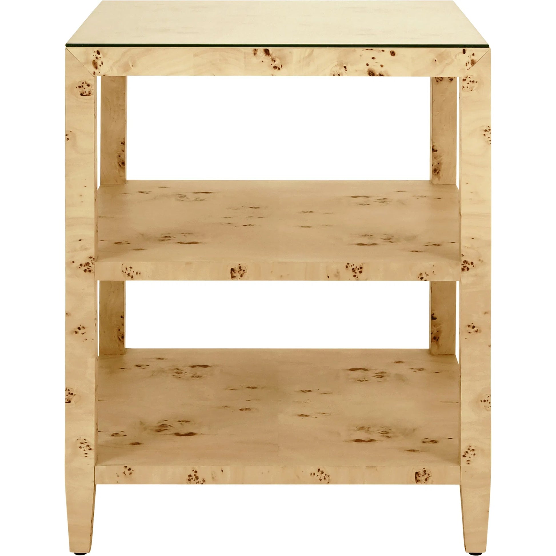 Amie Three Tier Square Side Table by Worlds Away. Made from unique in a modern style.