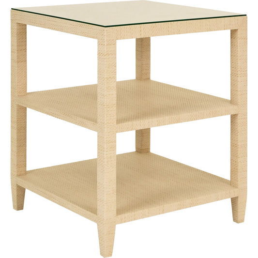 Amie Three Tier Square Side Table by Worlds Away. Made from unique in a modern style.