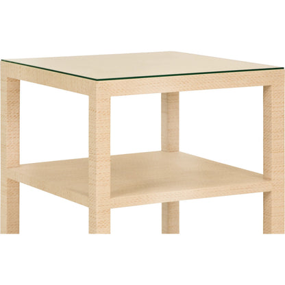 Amie Three Tier Square Side Table by Worlds Away. Made from unique in a modern style.