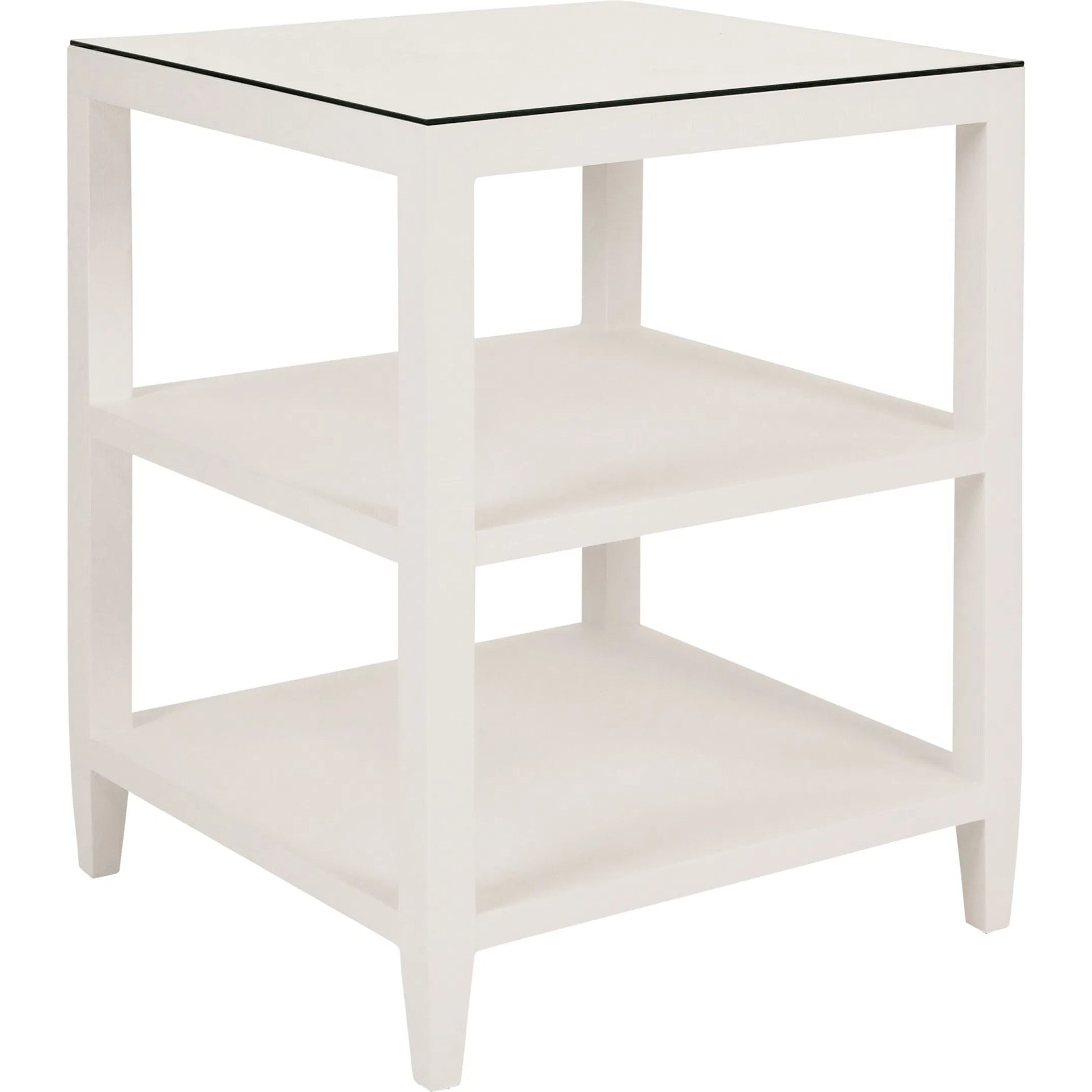 Amie Three Tier Square Side Table by Worlds Away. Made from unique in a modern style.