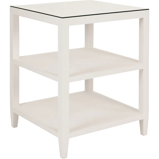 Amie Three Tier Square Side Table by Worlds Away. Made from unique in a modern style.