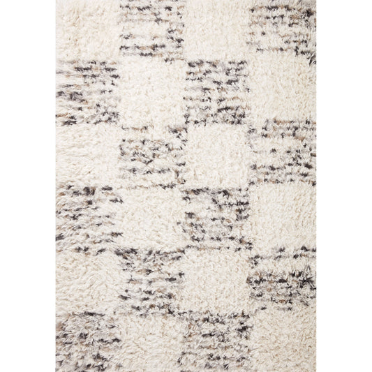 Amira AMI-01 Rug by Angela Rose x Loloi in ivory, granite. Made from 100% polyester in a unique style.