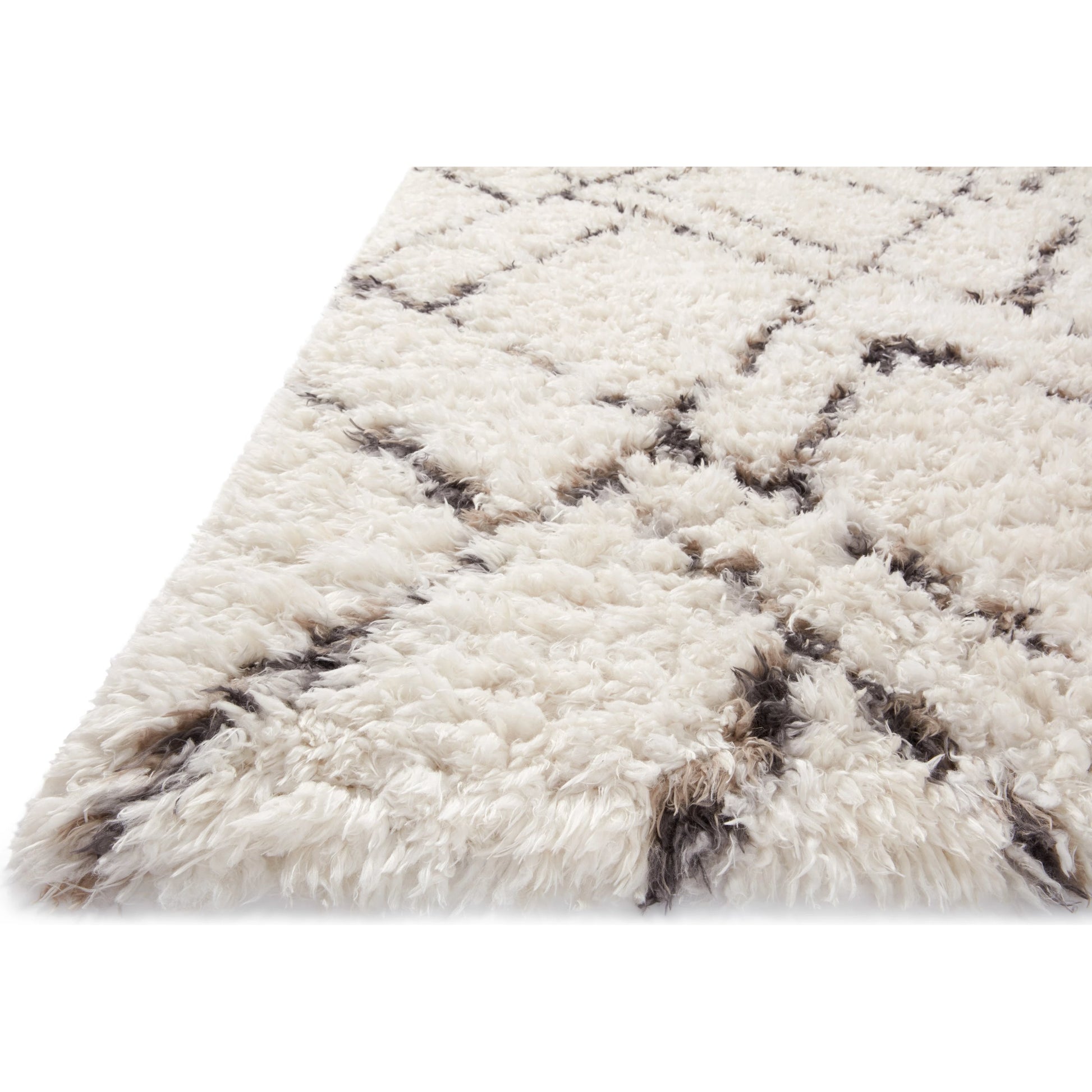 Amira AMI-02 Rug by Angela Rose x Loloi in ivory, bark. Made from 100% polyester in a unique style.