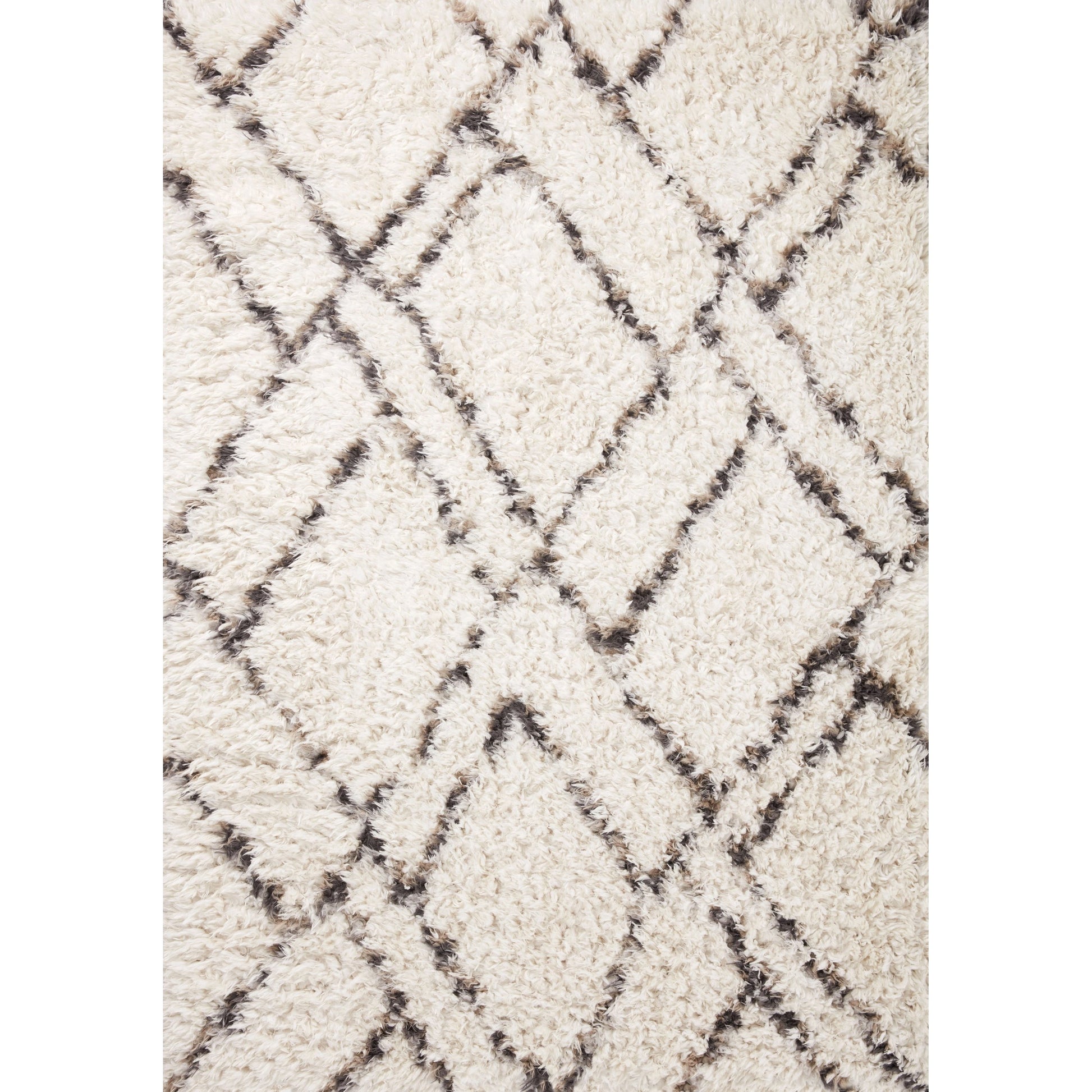 Amira AMI-02 Rug by Angela Rose x Loloi in ivory, bark. Made from 100% polyester in a unique style.
