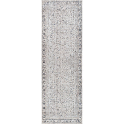 Amelie Rug - 32924 by Livabliss in ivory, taupe, black, tan, navy, cream. Made from main: 50% chenille-polyester, main: 50% polyester in a unique style.