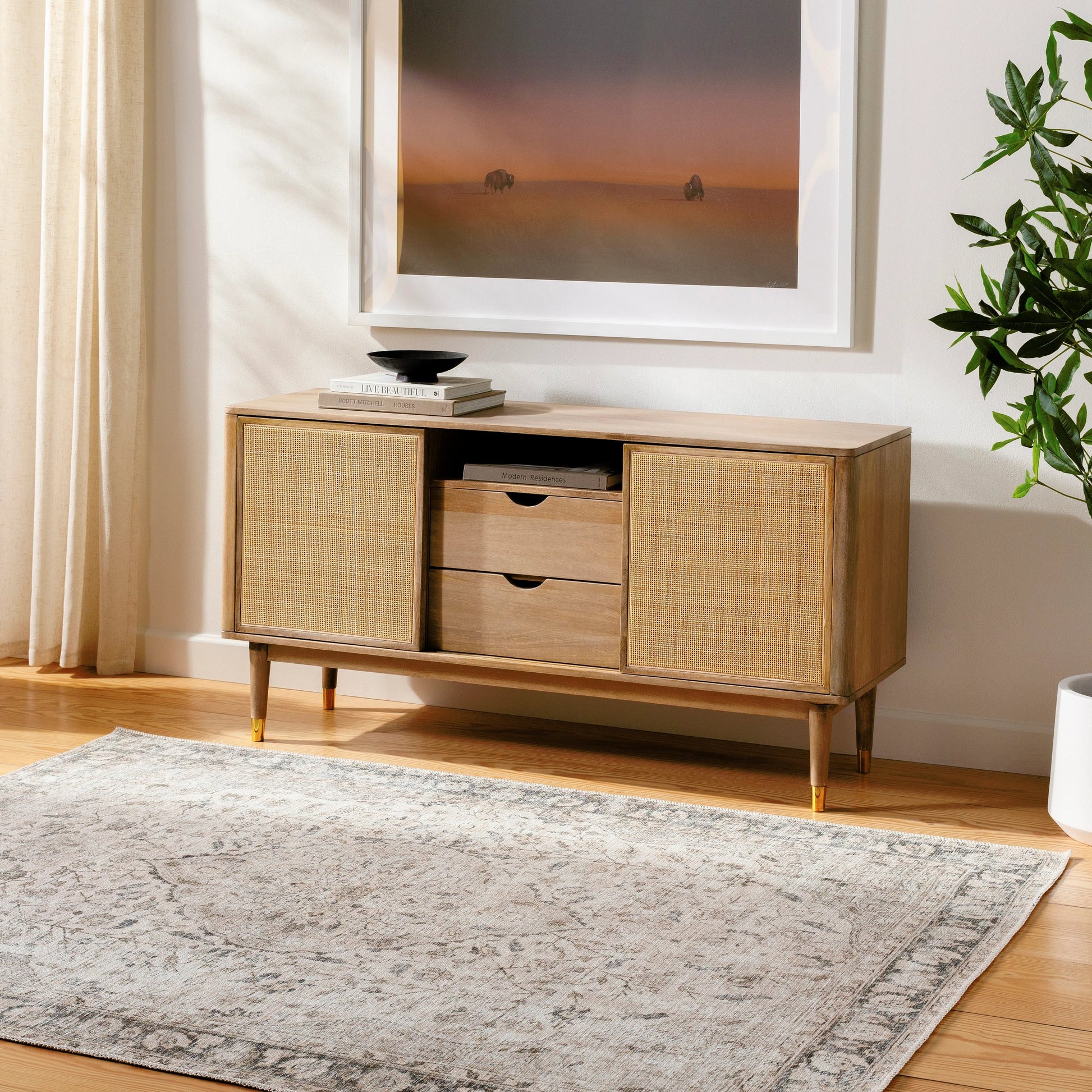 Amelie Rug - 32924 by Livabliss in ivory, taupe, black, tan, navy, cream. Made from main: 50% chenille-polyester, main: 50% polyester in a unique style.