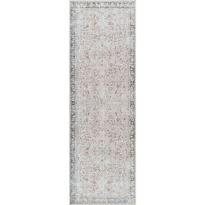 Amelie Rug - 32924 by Livabliss in ivory, taupe, black, tan, navy, cream. Made from main: 50% chenille-polyester, main: 50% polyester in a unique style.