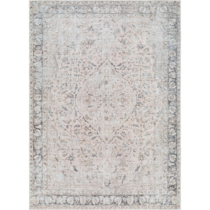 Amelie Rug - 32924 by Livabliss in ivory, taupe, black, tan, navy, cream. Made from main: 50% chenille-polyester, main: 50% polyester in a unique style.