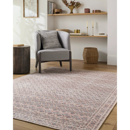 Amelie 533525 Rug by Livabliss in beige, light beige, medium brown, black, rust, gray. Made from polyester in a unique style.