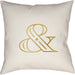 Ampersand Pillow by Livabliss. Made from front: 100% polyester, back: 100% polyester, fill: polyester, polyfill in a modern style.