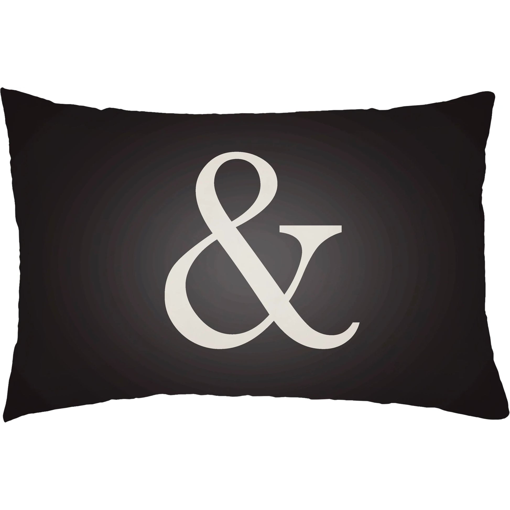 Ampersand Pillow by Livabliss. Made from front: 100% polyester, back: 100% polyester, fill: polyester, polyfill in a modern style.