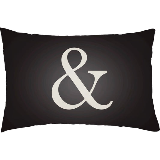 Ampersand Pillow by Livabliss. Made from front: 100% polyester, back: 100% polyester, fill: polyester, polyfill in a modern style.