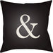 Ampersand Pillow by Livabliss. Made from front: 100% polyester, back: 100% polyester, fill: polyester, polyfill in a modern style.