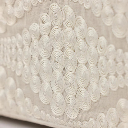 Chelsea Ottoman by John-Richard. Made from acacia wood, fabric, steel in a modern style.